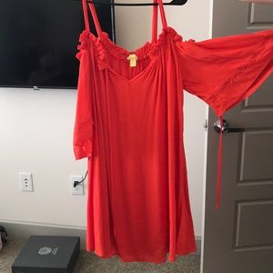 CORAL SUN DRESS